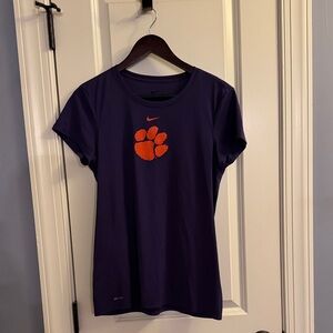 Nike Purple and Orange Short Sleeve Tee